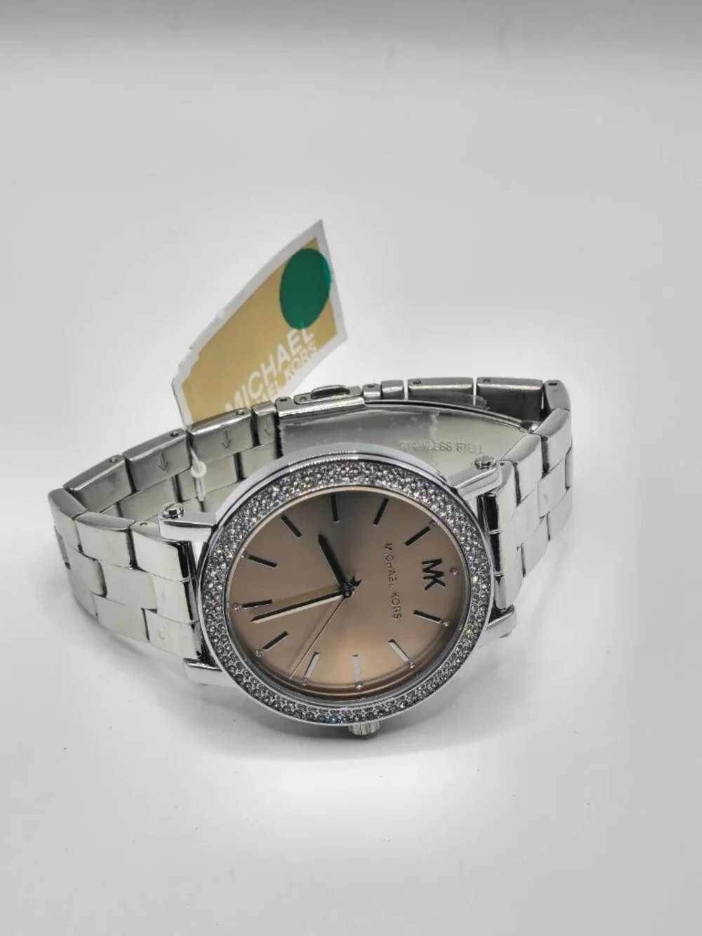 Michael Kors Corey Women's Silver-Tone Watch MKO1050 38mm